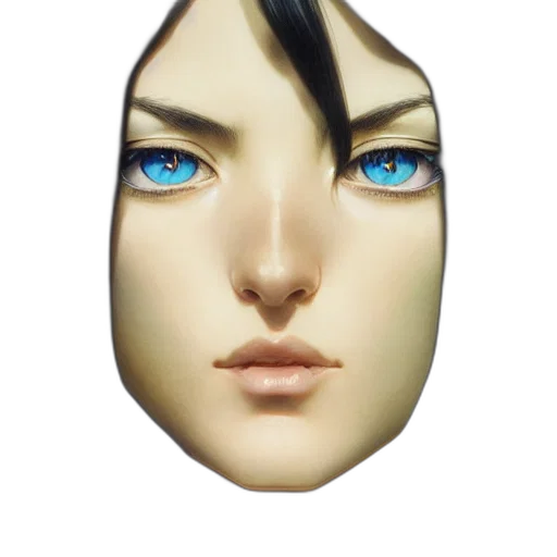 face, mask, crown, jewelry transparent PNG cut-out