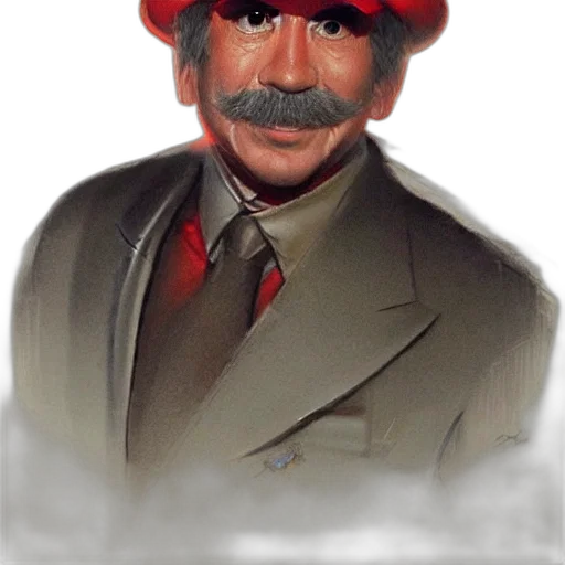 hat, staff, face, mask transparent PNG cut-out
