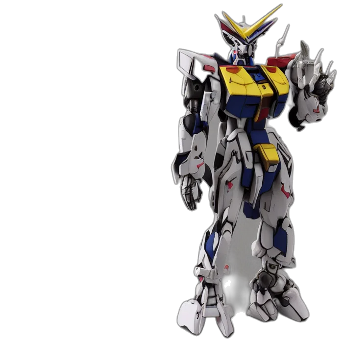 robot, weapon, 3d render, concept art transparent PNG cut-out