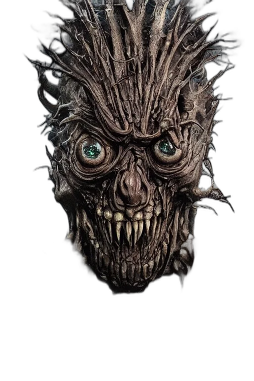 mask, face, creature, crown transparent PNG cut-out