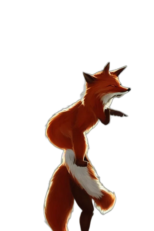 animal, creature, staff, concept art, watercolor, fantasy art, pixel art, red transparent PNG cut-out