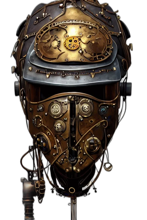 mask, jewelry, robot, face transparent PNG cut-out