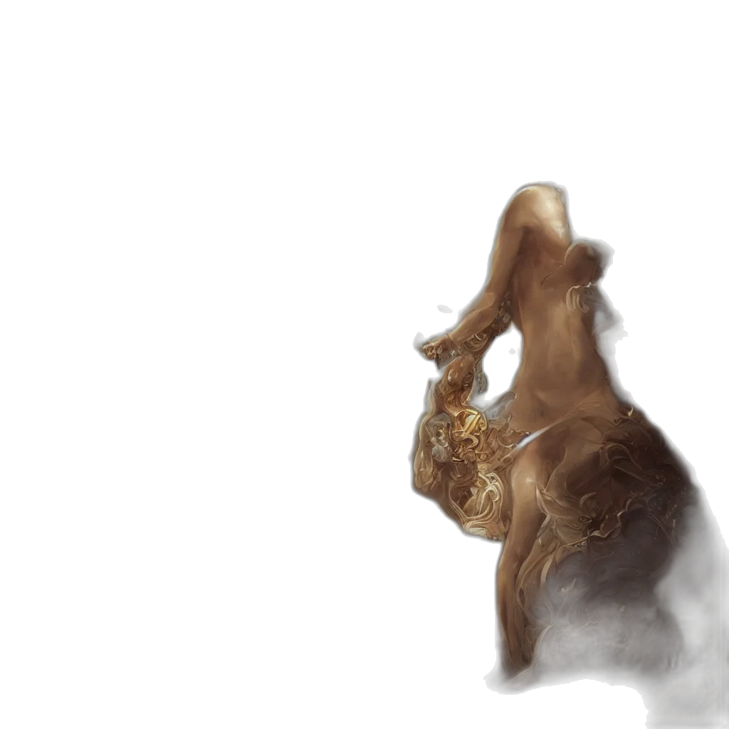 dragon, creature, hair, animal transparent PNG cut-out