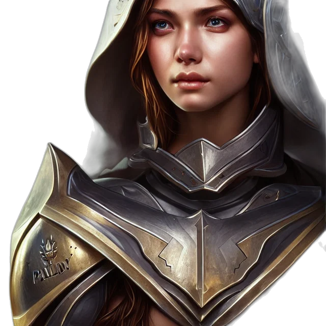 face, sword, crown, jewelry, fantasy art, concept art, photorealistic, comic book art transparent PNG cut-out