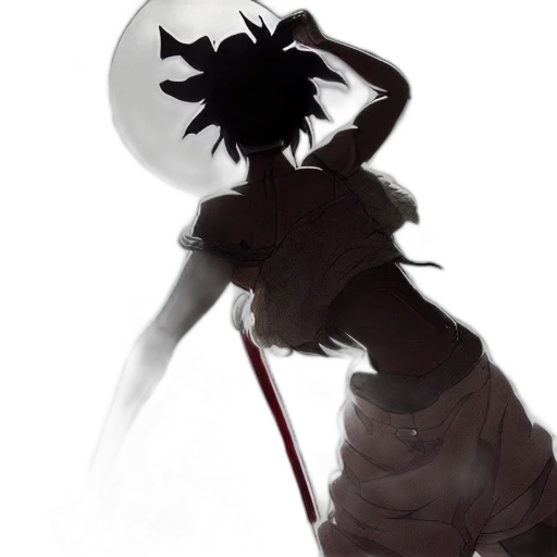 staff, sword, mask, dress transparent PNG cut-out