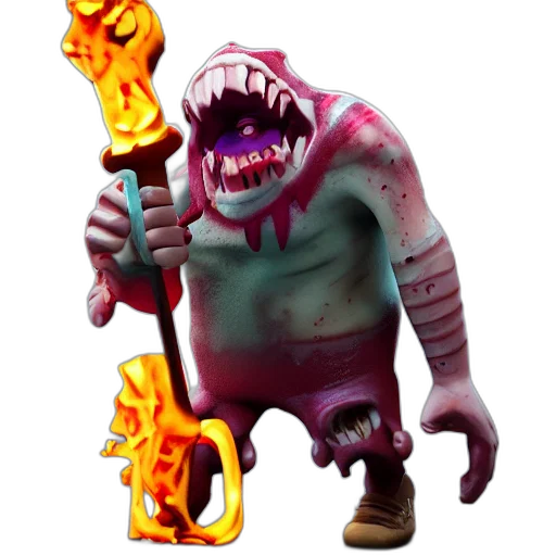 creature, staff, weapon, dragon transparent PNG cut-out