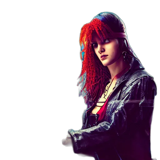 jacket, photorealistic, cyberpunk, concept art transparent PNG cut-out