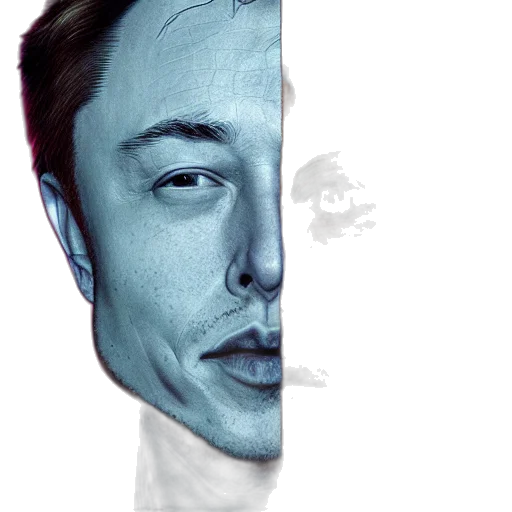 face, mask, robot, creature transparent PNG cut-out