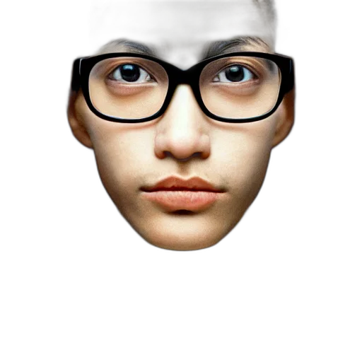 face, mask, staff, creature transparent PNG cut-out
