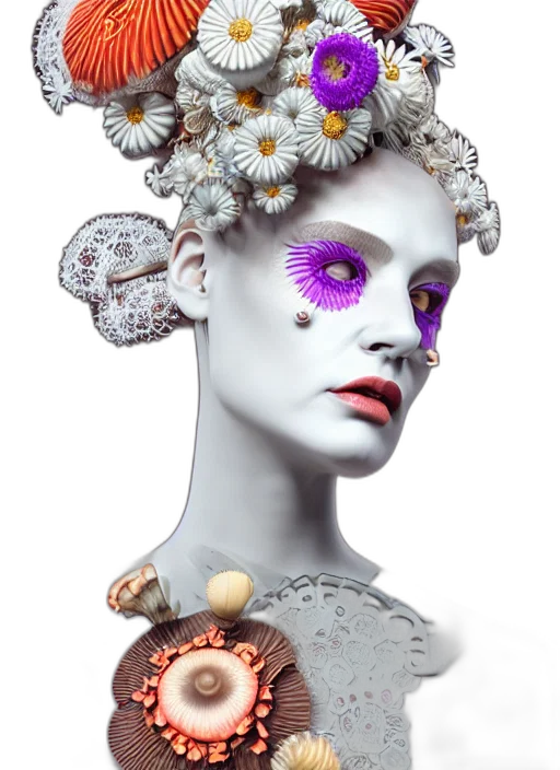jewelry, mask, crown, face transparent PNG cut-out