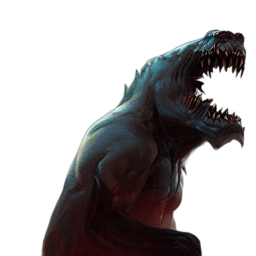 creature, dragon, animal, concept art transparent PNG cut-out