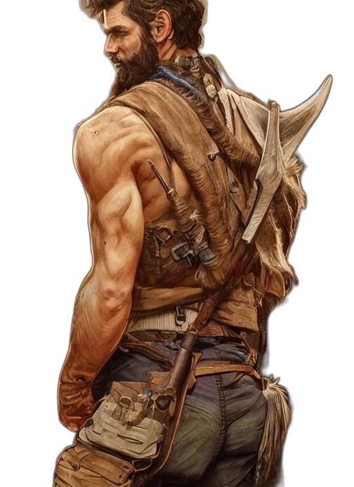 weapon, sword, jacket, face transparent PNG cut-out