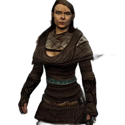 staff, dress, sword, face transparent PNG cut-out