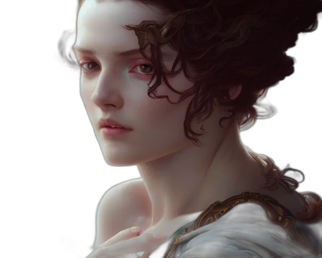 face, crown, dress, dragon transparent PNG cut-out