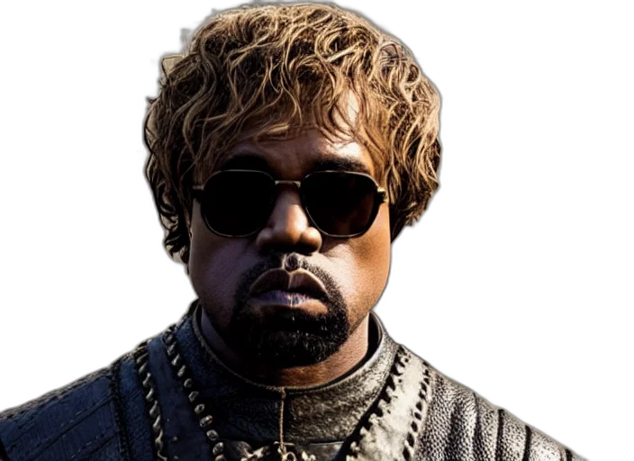 hair, face, animal, photorealistic, kanye, west, sunglasses, game transparent PNG cut-out