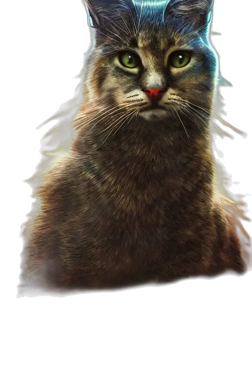 animal, creature, face, staff, photorealistic, concept art, fantasy art, 3d render transparent PNG cut-out