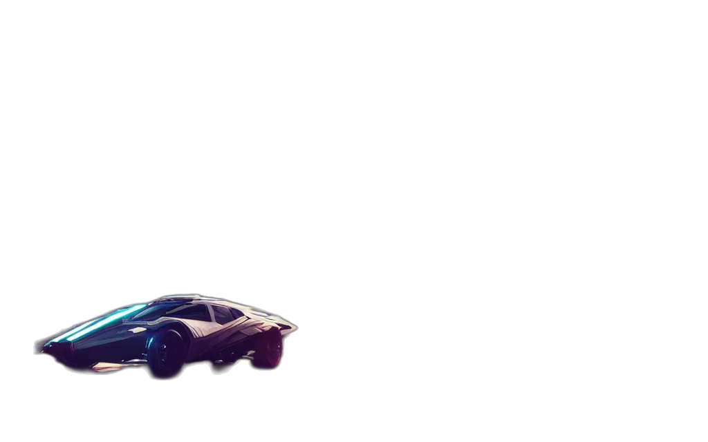 car, robot, weapon, dragon, 3d render, concept art, vaporwave, photorealistic transparent PNG cut-out