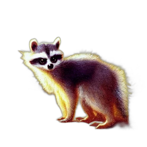 animal, staff, creature, face, concept art, photorealistic, watercolor, oil painting transparent PNG cut-out