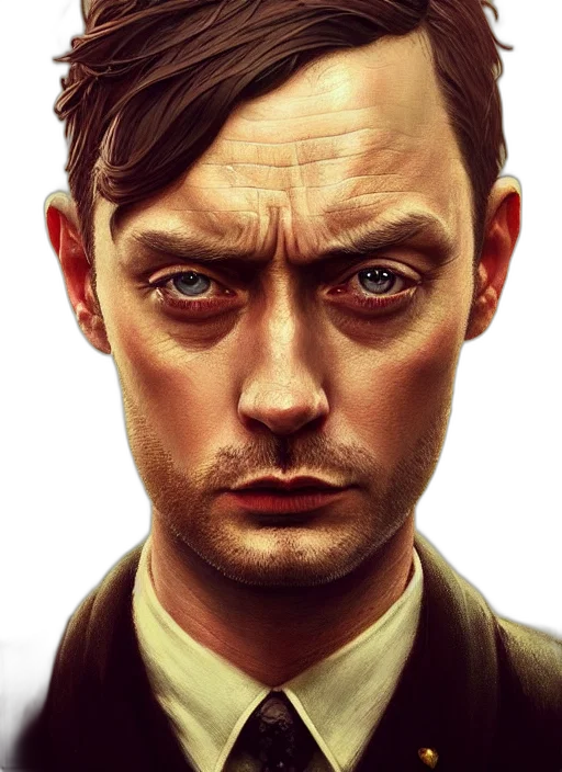 face, photorealistic, comic book art, concept art transparent PNG cut-out