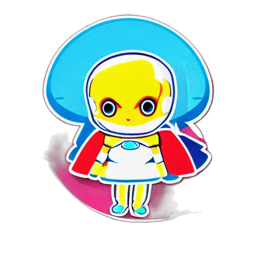 robot, staff, creature, face transparent PNG cut-out