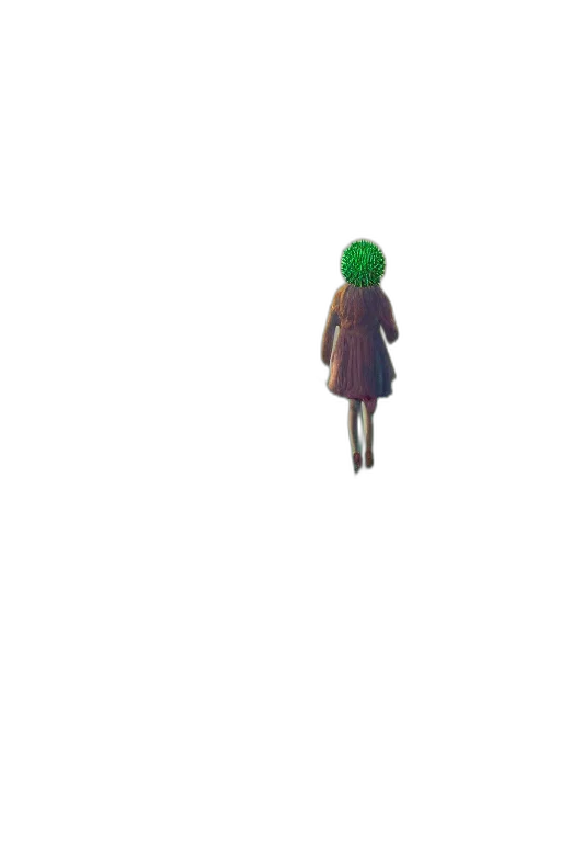 dress, creature, hair, robot, pixel art, 3d render, concept art, anime transparent PNG cut-out
