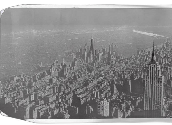 building, fog, city street, vintage transparent PNG cut-out