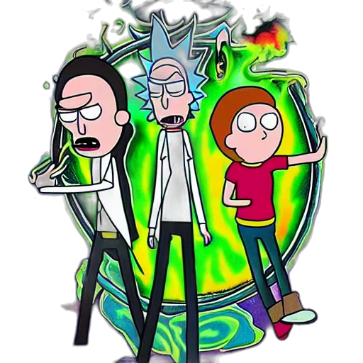 staff, jacket, cartoon, concept art, comic book art, fantasy art, fire, outer space transparent PNG cut-out