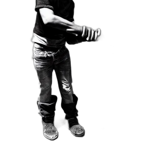 staff, robot, weapon, jacket transparent PNG cut-out