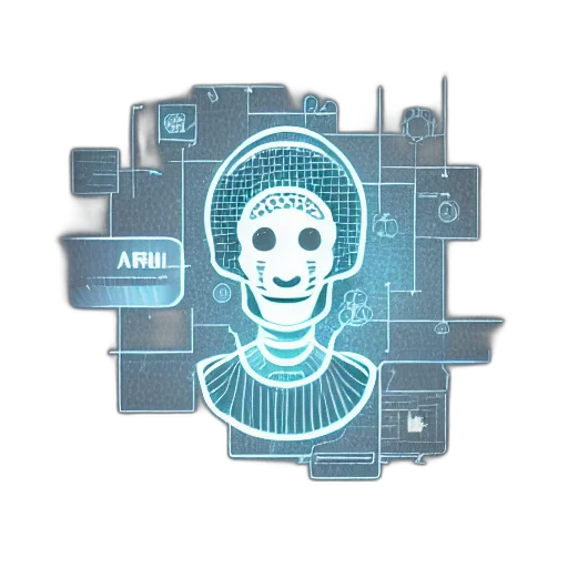 robot, face, mask, cyberpunk transparent PNG cut-out