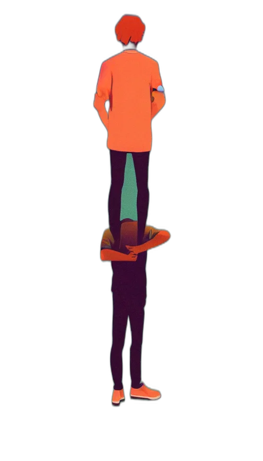 staff, robot, creature, cartoon, concept art, 3d render, pixel art, outer space transparent PNG cut-out