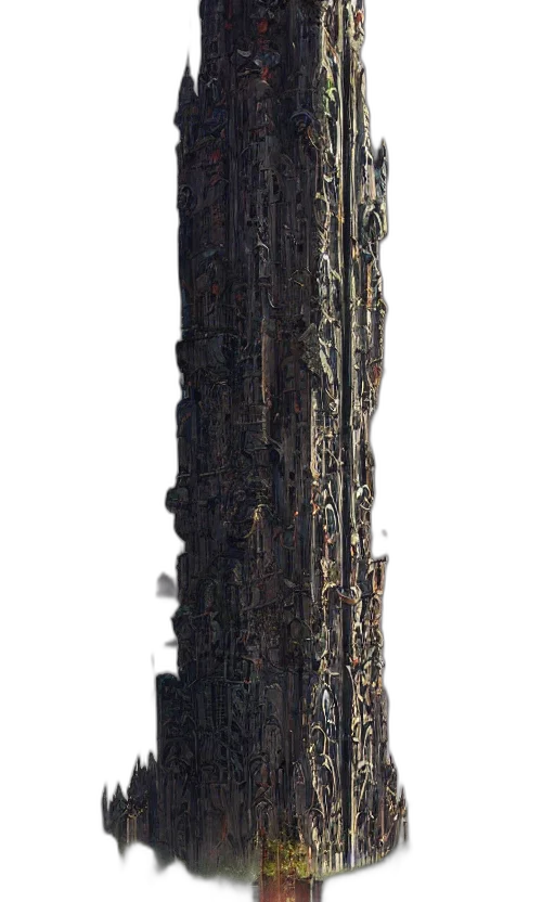 tree, sword, staff, crown transparent PNG cut-out