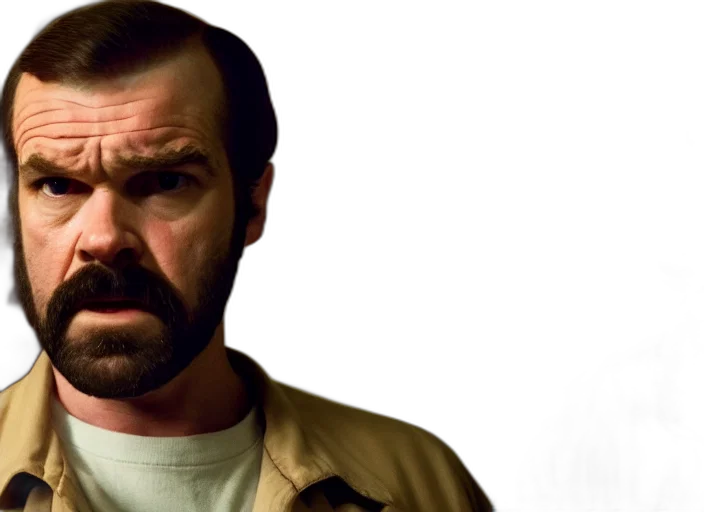 face, jacket, photorealistic, concept art transparent PNG cut-out