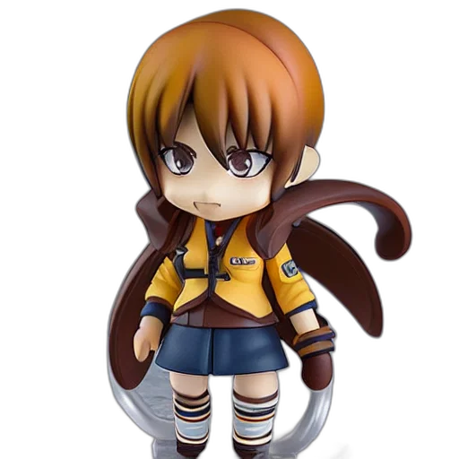 staff, 3d render, anime, cartoon, concept art, jim, carry, nendoroid transparent PNG cut-out