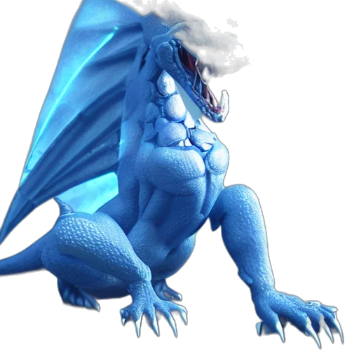 dragon, creature, animal, staff transparent PNG cut-out