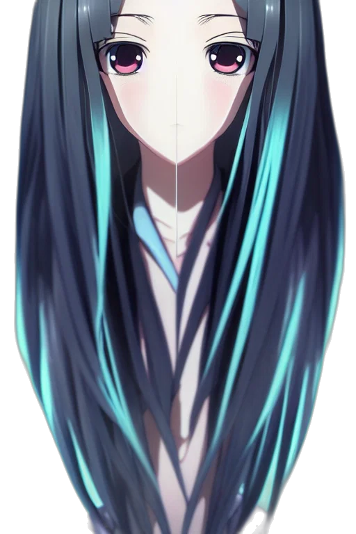 hair, staff, face, dress, anime, concept art, pixel art, cartoon transparent PNG cut-out