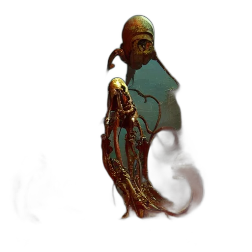 staff, creature, weapon, mask transparent PNG cut-out