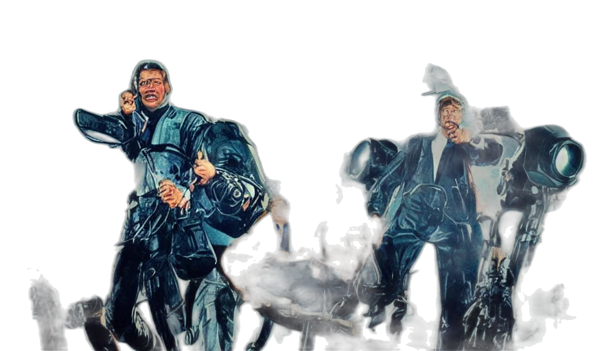 jacket, concept art, comic book art, photorealistic, oil painting, rain, fog, snow transparent PNG cut-out