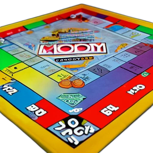 play, doh, monopoly transparent PNG cut-out