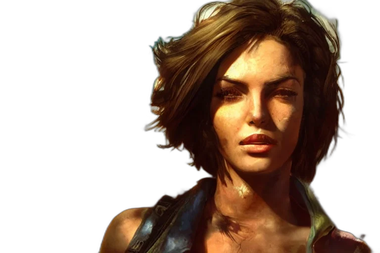 face, photorealistic, concept art, fantasy art transparent PNG cut-out