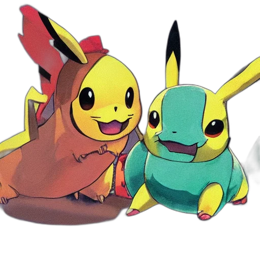 concept art, 3d render, pixel art, watercolor transparent PNG cut-out