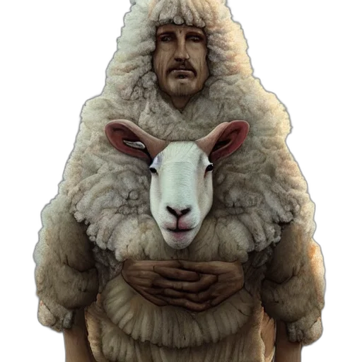 animal, mask, creature, face, concept art, fantasy art, photorealistic, pixel art transparent PNG cut-out
