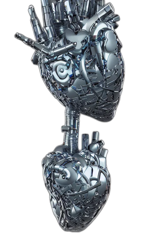 jewelry, crown, robot, 3d render, concept art, photorealistic, fantasy art, cybernetic transparent PNG cut-out
