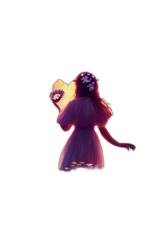 dress, crown, creature, mask transparent PNG cut-out