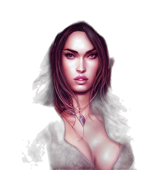 face, fantasy art, photorealistic, concept art transparent PNG cut-out