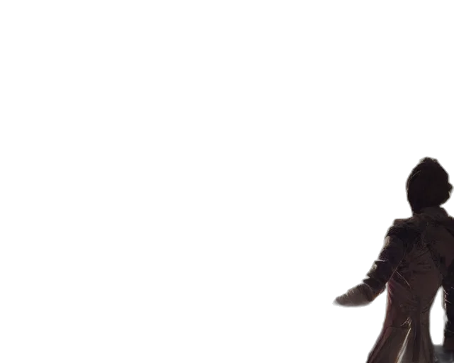 staff, jacket, sword, robot transparent PNG cut-out