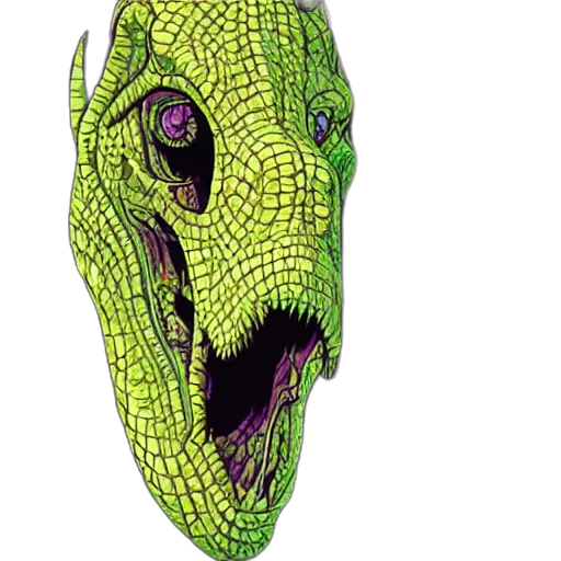 mask, dragon, creature, face transparent PNG cut-out