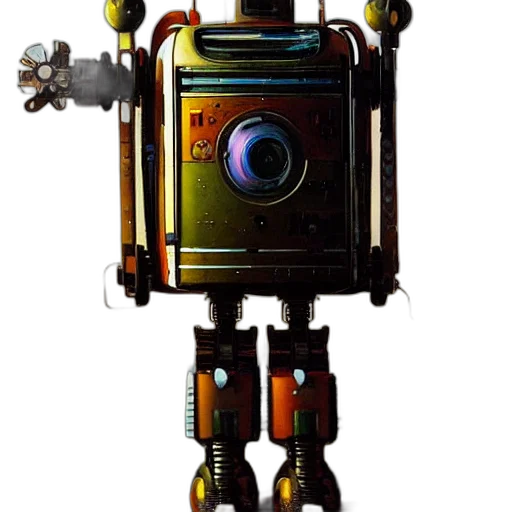 robot, staff, weapon, animal transparent PNG cut-out
