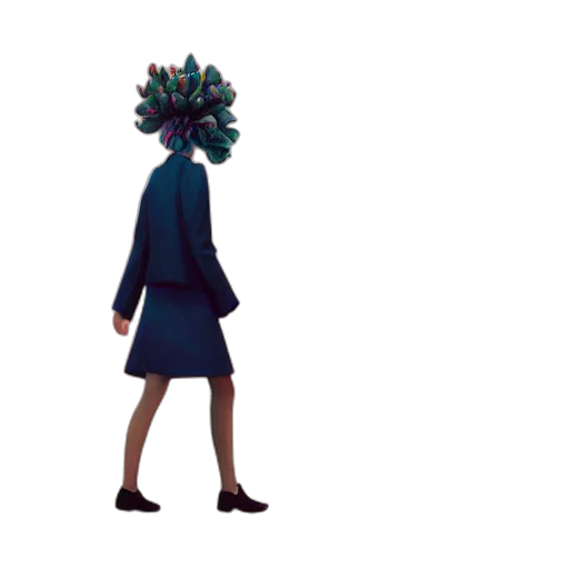 dress, crown, hat, staff, concept art, 3d render, pixel art, vaporwave transparent PNG cut-out