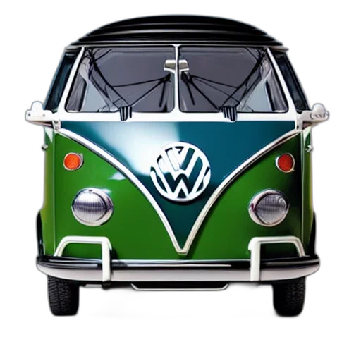 car, 3d render, volkswagen, type transparent PNG cut-out