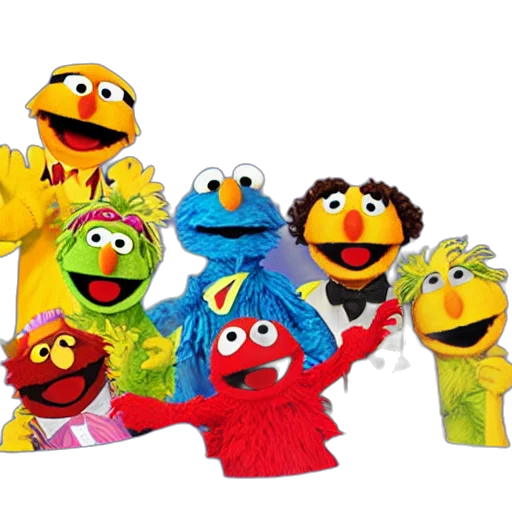 staff, sesame, street, characters, bank, heist, violent, digital transparent PNG cut-out